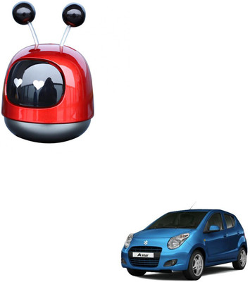 SEMAPHORE Natural Diffuser Cute Robot Car Perfume Alloy(Red) For Maruti A-Star(30 ml)