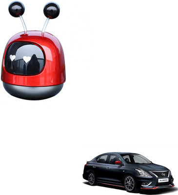 SEMAPHORE Natural Diffuser Cute Robot Car Perfume Alloy(Red) For Nissan Almera(30 ml)