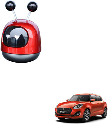 SEMAPHORE Natural Diffuser Cute Robot Car Perfume Alloy(Red) For Maruti Swift(30 ml)