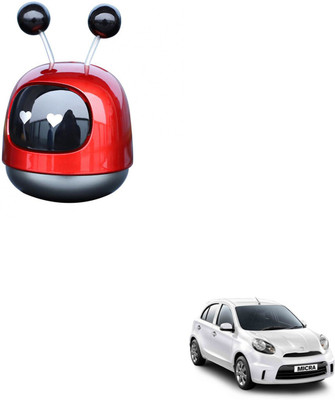 SEMAPHORE Natural Diffuser Cute Robot Car Perfume Alloy(Red) For Nissan Micra Active(30 ml)
