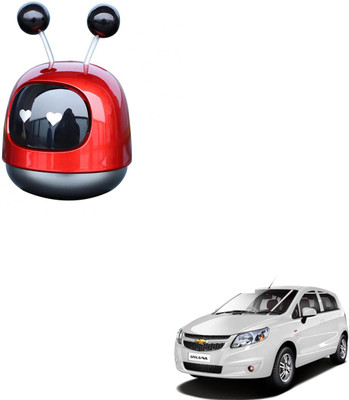 SEMAPHORE Natural Diffuser Cute Robot Car Perfume Alloy(Red) For Chevrolet Sail(30 ml)