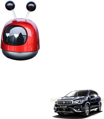 SEMAPHORE Natural Diffuser Cute Robot Car Perfume Alloy(Red) For Maruti S-Cross(30 ml)