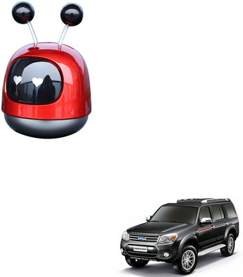 SEMAPHORE Natural Diffuser Cute Robot Car Perfume Alloy(Red) For Ford Endeavour(30 ml)
