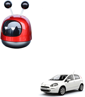SEMAPHORE Natural Diffuser Cute Robot Car Perfume Alloy(Red) For Fiat Punto(30 ml)