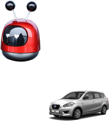 SEMAPHORE Natural Diffuser Cute Robot Car Perfume Alloy(Red) For Datsun Go+(30 ml)