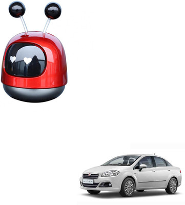 SEMAPHORE Natural Diffuser Cute Robot Car Perfume Alloy(Red) For Fiat Linea(30 ml)