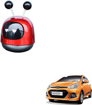 SEMAPHORE Natural Diffuser Cute Robot Car Perfume Alloy(Red) For Hyundai Grand i10(30 ml)