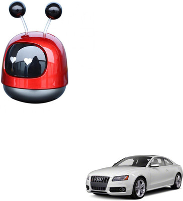 SEMAPHORE Natural Car Freshener Diffuser Cute Robot Car Perfume Alloy(Red) For Audi S5(30 ml)