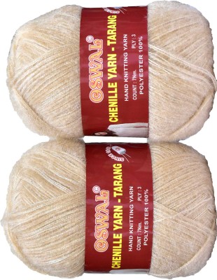 M.G Enterprise Represents Oswal 3 Ply Knitting Yarn Wool, Light Skin 600 gm Art-HEE
