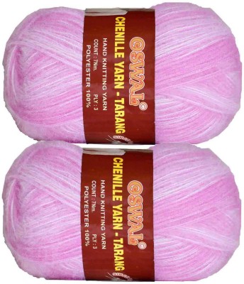 Simi Enterprise Represents Oswal 3 Ply Knitting Yarn Wool, Light Multi Pink 600 gm Art-HDG