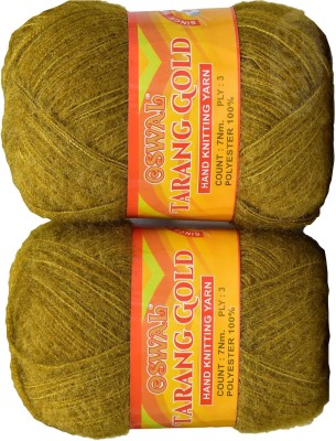 Simi Enterprise Represents Oswal 3 Ply Knitting Yarn Wool, Mehndi Mix 600 gm Art-ABCJ