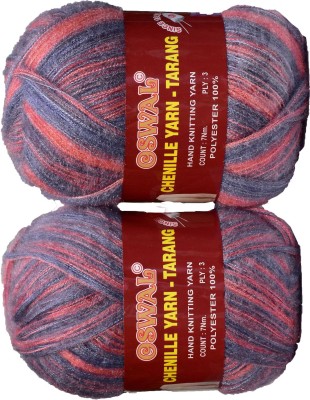 KNIT KING Represents Oswal 3 Ply Knitting Yarn Wool, Multi Baba 400 gm Art-IFJ