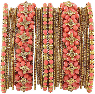 HOMOZE Metal Bangle Set(Pack of 18)