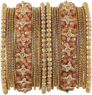 HOMOZE Metal Bangle Set(Pack of 18)