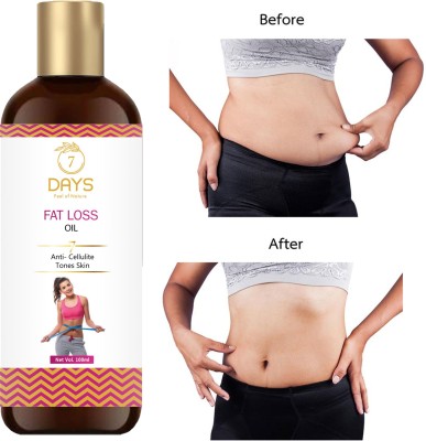 7 Days Fat Burning Oil, Slimming oil, Fat Burner, Anti Cellulite & Skin Toning(100 ml)