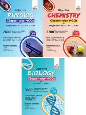 Objective Physics, Chemistry & Biology Chapter-Wise MCQS for Nta Neet/ Aiims/ Jipmer(English, Paperback, unknown)