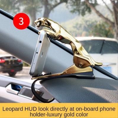 RHONNIUM Car Mobile Holder for Dashboard(Gold)
