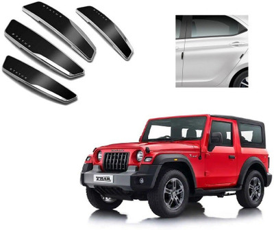 SPREADX Plastic Car Door Guard(Black, Pack of 4, Mahindra, Thar)