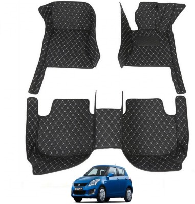 Auto Hub Leatherite 7D Mat For  Maruti Suzuki New Swift(Black)