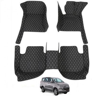 MOCKHE Leatherite 7D Mat For  Toyota Innova Crysta(Black)