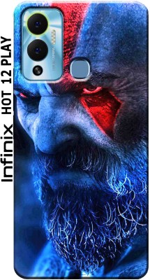 Burdak Back Cover for Infinix Hot 12 Play 2601(Multicolor, 3D Case, Silicon, Pack of: 1)