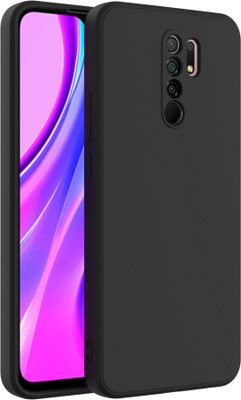 KartV Back Cover for Poco M2, Mi Redmi 9 Prime, Redmi 9 Prime(Black, Camera Bump Protector, Pack of: 1)