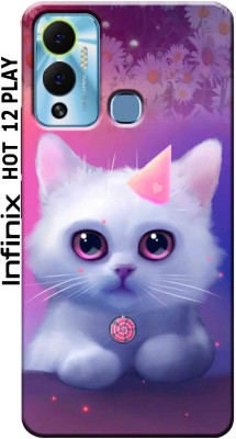 YorktoSis Back Cover for Infinix Hot 12 Play 2851(Multicolor, 3D Case, Silicon, Pack of: 1)