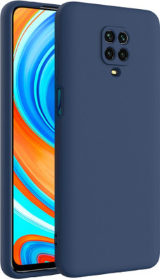 Bonqo Back Cover for Mi Redmi Note 9 Pro, Mi Redmi Note 9 Pro Max, Poco M2 Pro, Mi Redmi Note 10 Lite(Blue, Camera Bump Protector, Pack of: 1)