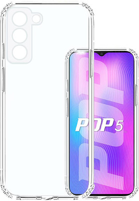 Druthers Bumper Case for Tecno Pop 5 Pro(Transparent, Shock Proof, Pack of: 1)