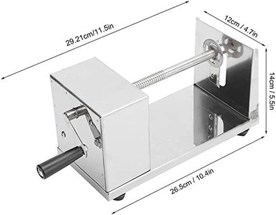 SMBT Potato Spiral Slicer Cutter Twister Maker Machine Potato Slicer Potato Grater & Slicer(1 MACHINE WITH 2 BLAD)