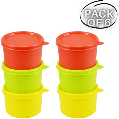 qumico etp Polypropylene Utility Container  - 100 ml(Pack of 6, Red, Green, Yellow)