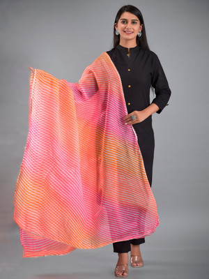Apratim Pure Cotton Striped Women Dupatta
