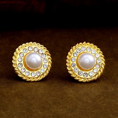 GehenabyEstele Earrings Pearl Alloy Stud Earring