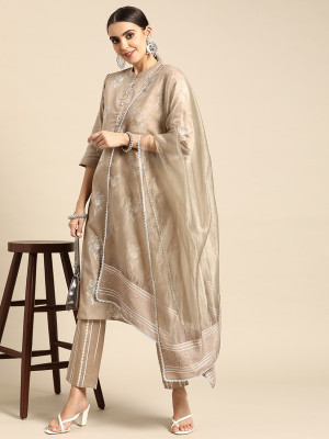 ANOUK Women Kurta Pant Dupatta Set