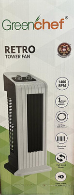 Compare Greenchef 1 Tower Fan (WHITE 