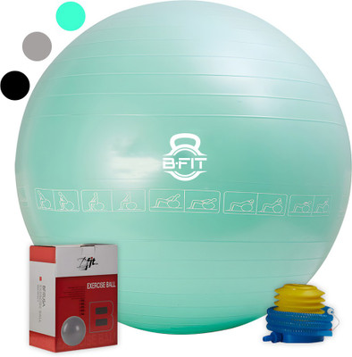 B fit Exercise Printed Heavy Commercial Gym Ball Gym Ball(With Pump)