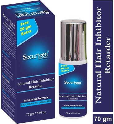 Securteen Natural Hair Inhibitor Permananent Hair Removal Cream (70 g) Cream(70 g)