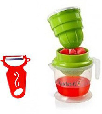 Kitchen4U Plastic Hand Juicer(Multicolor)