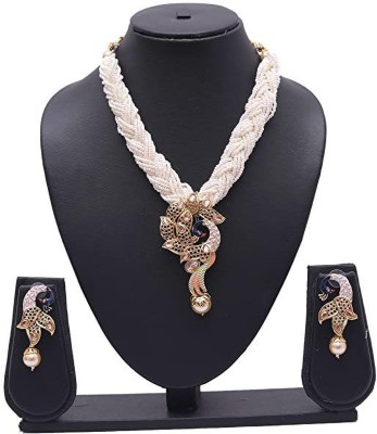 Arti creations Alloy Gold-plated Multicolor Jewellery Set(Pack of 1)