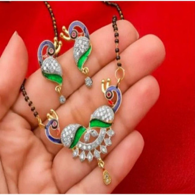G Creation Alloy Gold-plated Multicolor Jewellery Set(Pack of 1)