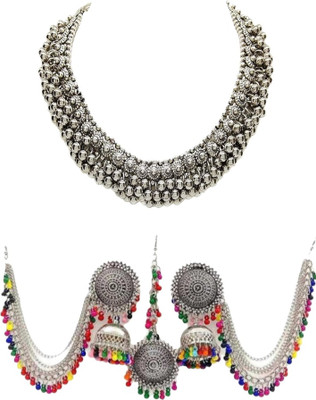 SPARKLIZA Alloy Silver Silver Jewellery Set(Pack of 1)