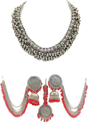 SPARKLIZA Alloy Silver Silver Jewellery Set(Pack of 1)