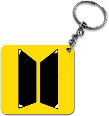 The Kamy MDF Wood keychain| keyring for BTS | BT21 | Butter Lovers. (07) Key Chain