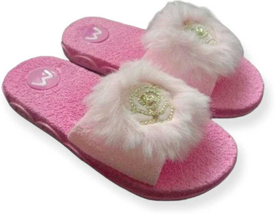 Shankar Enterprises Boys & Girls Slip On Slipper Flip Flop(Red , 4-4.5 Years)