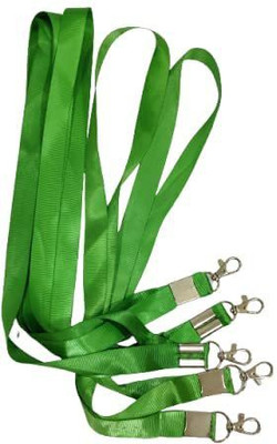 Dotpot 24mm or 1 inch Thick Lanyards with Badge Clip Lanyard(Green)
