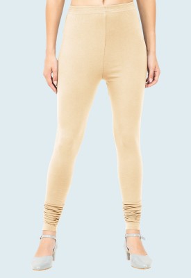 popolo Churidar  Western Wear Legging(Beige, Solid)