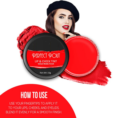 REIMICHI MATTE FINISH WATER PROOF & LONG LASTING BLUSHER(RED)