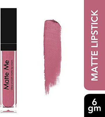 GABBU RED COLOR LIPSTICK MATTE & LONG LASTING(PINK, 6 ml)