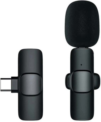 EYNK K8 Wireless Collar Mic Lightening & Type C Supported Microphone Microphone
