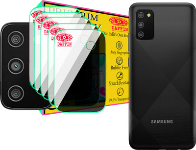 DAFFIN Back Camera Lens Glass Protector for Samsung galaxy m02s .(Pack of: 5)